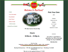 Tablet Screenshot of hartlandorchard.com